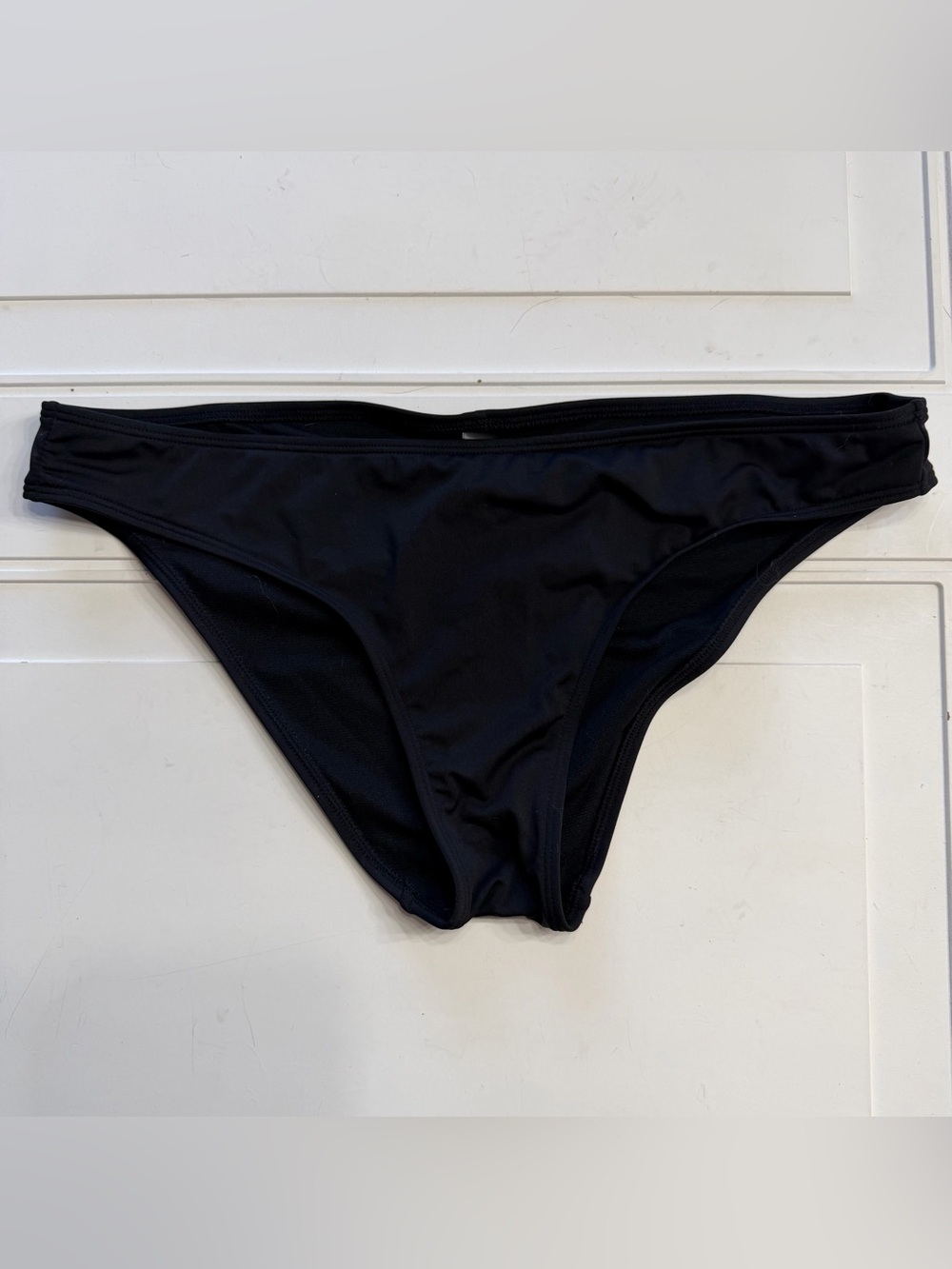 Hurley Women’s Sz L Black Bikini Bottoms Bathing Suit Swimsuit